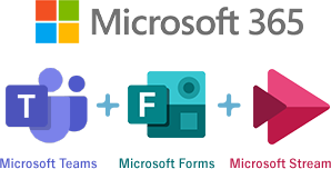 Microsoft365 Teams + Forms + Streamの3つのツール