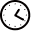 13:20の時計アイコン