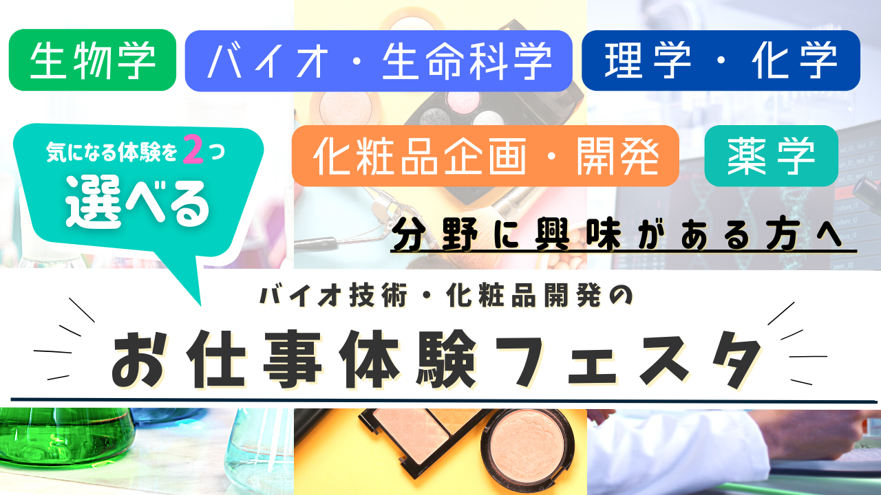 気になる体験を選べる お仕事体験フェスタ